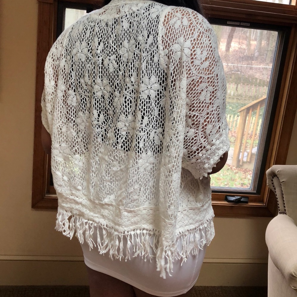 Lace Patterned Kimono